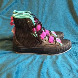 Converse Tech Hiker with fuschia and teal accents
